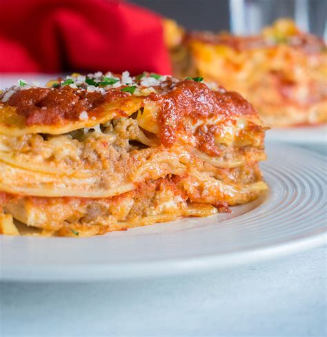 lasagna recipe ricotta cheese italian sausage